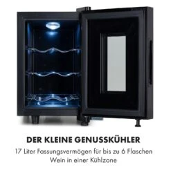 Bellevin 6 Uno Weinkühlschrank 17 Liter 11-18 °C SingleZone LED -Klarstein 10035858 de 0003 logo
