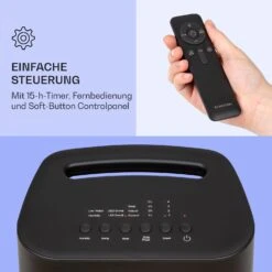 IceWind Max 3-in-1 Luftkühler 330 M³/h 60W 6 Ltr Timer Fernbedienung 13 IceWind Max 3-in-1 Luftkühler 330 M³/h 60W 6 Ltr Timer Fernbedienung -Klarstein 10036068 de 0006 logo