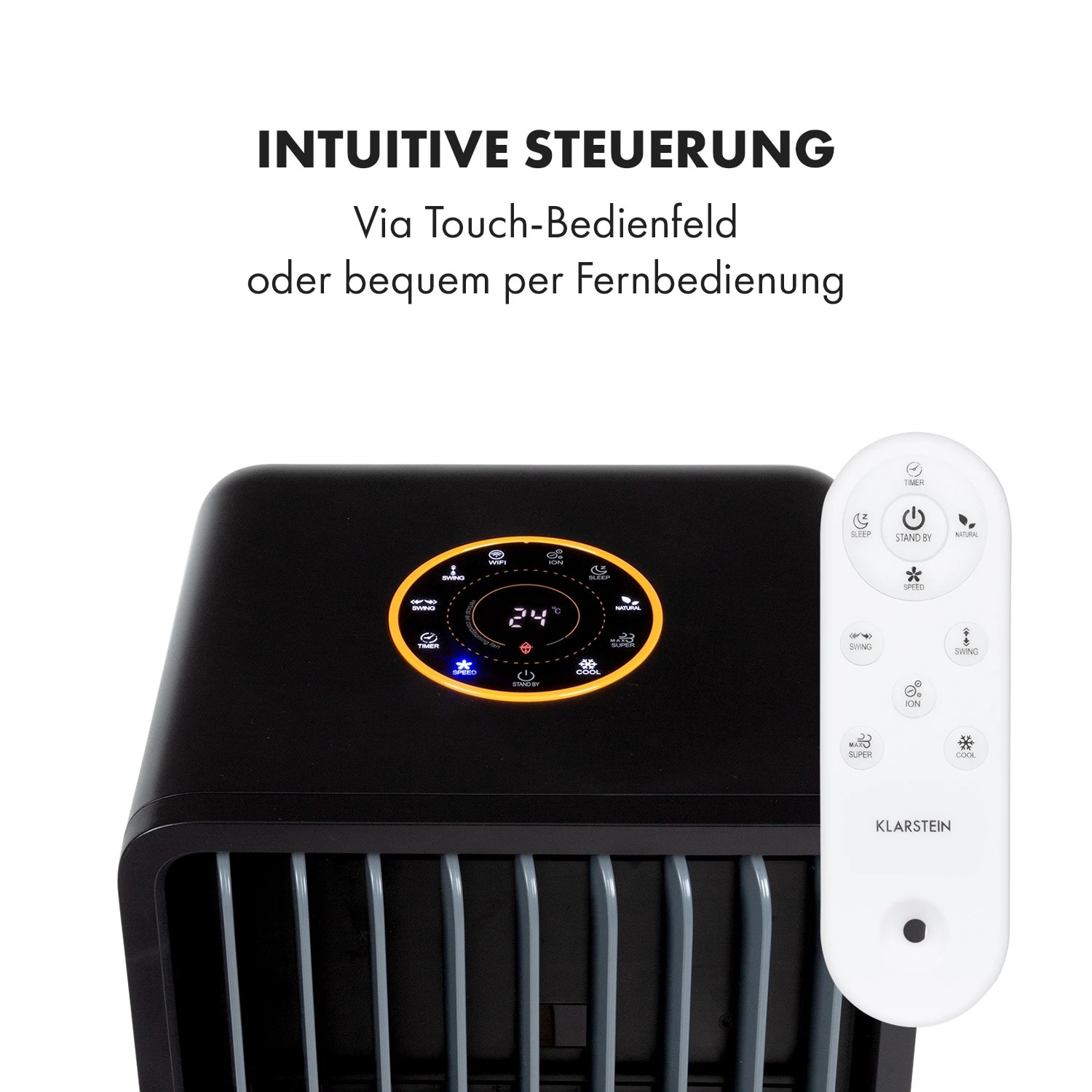 Maxflow Smart 3-in-1 Luftkühler 5L WiFi Fernbedienung 2x Eispack 6 Maxflow Smart 3-in-1 Luftkühler 5L WiFi Fernbedienung 2x Eispack – Bild 6