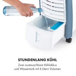 Maxfresh Ocean Ventilator Luftkühler 6L 65W Fernbedienung 2x Eispack 13 Maxfresh Ocean Ventilator Luftkühler 6L 65W Fernbedienung 2x Eispack -Klarstein 10036141 de 0005 logo