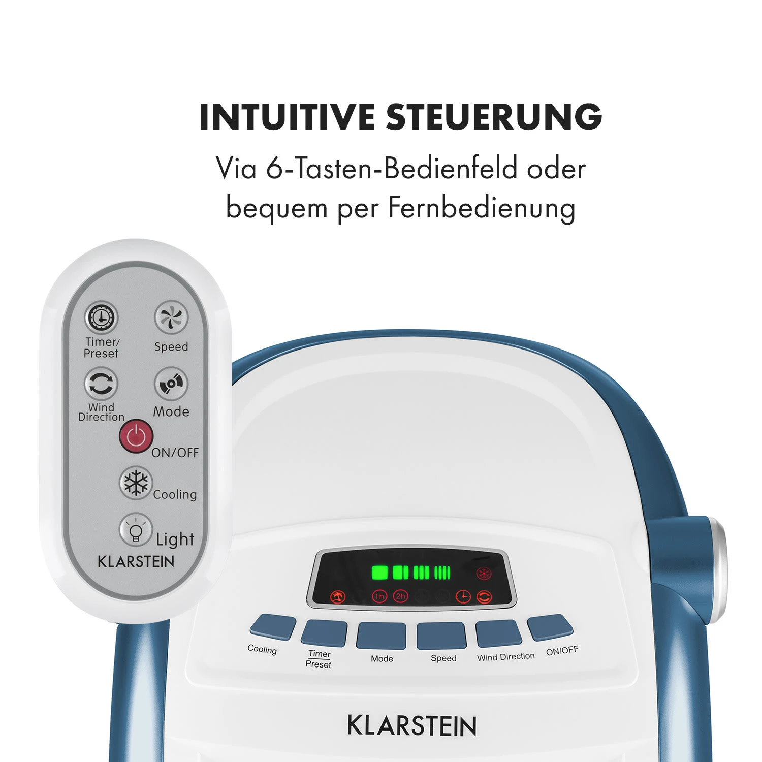 Maxfresh Ocean Ventilator Luftkühler 6L 65W Fernbedienung 2x Eispack 7 Maxfresh Ocean Ventilator Luftkühler 6L 65W Fernbedienung 2x Eispack – Bild 7