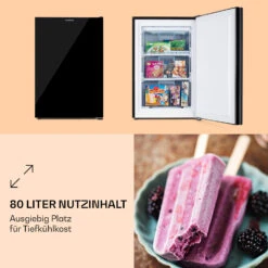 Pluto 80L Gefrierschrank 4-Sterne 80 Liter Bis -18 °C 9 Pluto 80L Gefrierschrank 4-Sterne 80 Liter Bis -18 °C -Klarstein 10036162 de 0003 logo