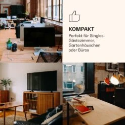 CoolArt 79L Kühl-Gefrier-Kombination EEK F Gefrierfach 9l Designtür -Klarstein 10036182 de 0004 logo