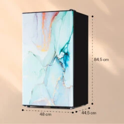 CoolArt 79L Kühl-Gefrier-Kombination EEK F Gefrierfach 9l Designtür -Klarstein 10036182 yy 0006 logo