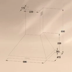 Victoria Dunstabzugshaube 60cm Retro-Design 644,5m³/h 2 LED-Lampen 12 Victoria Dunstabzugshaube 60cm Retro-Design 644,5m³/h 2 LED-Lampen -Klarstein 10036447 de 0006 logo