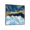 Wonderwall Air Art Smart Infrarotheizung Blauer Marmor 60x60cm 350W