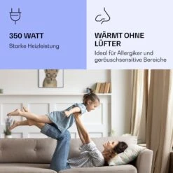 Wonderwall Air Art Smart Infrarotheizung Löwe 60x60cm 350W -Klarstein 10037833 de 0005 logo