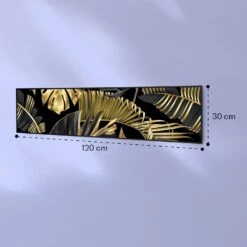 Wonderwall Air Art Smart Infrarotheizung Schwarze Blume 120x30cm 350W -Klarstein 10037851 yy 0007 logo