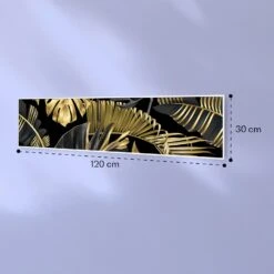 Wonderwall Air Art Smart Infrarotheizung Schwarze Blume 120x30cm 350W -Klarstein 10037852 yy 0007 logo