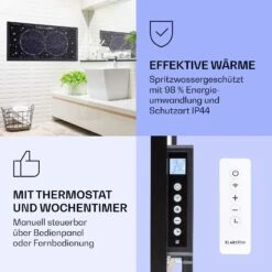 Wonderwall Air Art Smart Infrarotheizung Himmelskarte 120x60cm 700W -Klarstein 10037891 de 0004 logo
