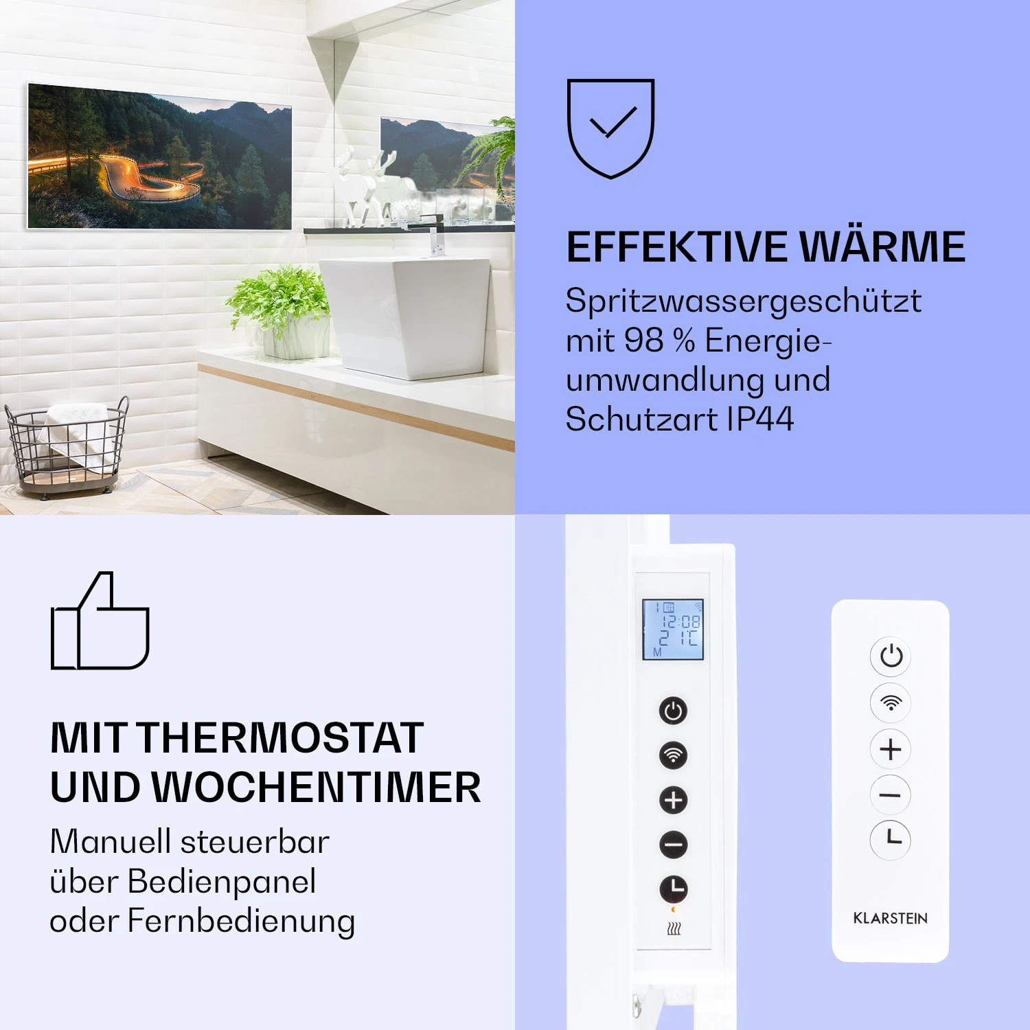 Wonderwall Air Art Smart Infrarotheizung Bergstraße 120x60cm 700W 4 Wonderwall Air Art Smart Infrarotheizung Bergstraße 120x60cm 700W – Bild 4