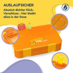 Schmatzfatz Junior Lunchbox 6 Fächer 21,3 X 15 X 4,5 Cm (BxHxT) 10 Schmatzfatz Junior Lunchbox 6 Fächer 21,3 X 15 X 4,5 Cm (BxHxT) -Klarstein 10037943 de 0003 usp