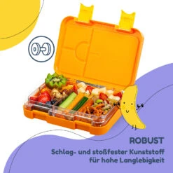 Schmatzfatz Junior Lunchbox 6 Fächer 21,3 X 15 X 4,5 Cm (BxHxT) 13 Schmatzfatz Junior Lunchbox 6 Fächer 21,3 X 15 X 4,5 Cm (BxHxT) -Klarstein 10037943 de 0006 usp