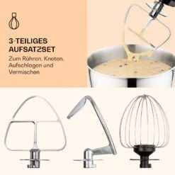 Bella Mini Rührmaschine 1200 W 6 Stufen 4 Liter Edelstahl Pulsfunktion 10 Bella Mini Rührmaschine 1200 W 6 Stufen 4 Liter Edelstahl Pulsfunktion -Klarstein 10037980 de 0005 logo