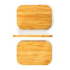 3er-Set Bambus-Frühstücksbrett 22 X 1,15 X 15 Cm (BxHxT) Pflegeleicht -Klarstein 10038063 yy 0003 logo