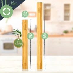 Teigroller 2er-Set 100 % Bambus 30/40 X 3,3 Cm (LxØ) Glatt Bambus 9 Teigroller 2er-Set 100 % Bambus 30/40 X 3,3 Cm (LxØ) Glatt Bambus -Klarstein 10038123 yy 0005 logo