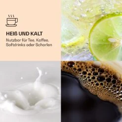 Glaskaraffe Mit Bambusdeckel Borosilikatglas Hitzebeständig -Klarstein 10038230 de 0005 logo