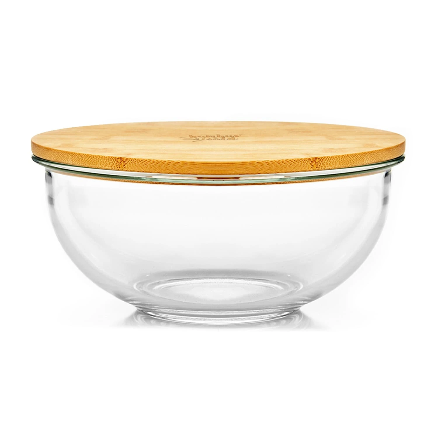 Glasschüssel 2200 Ml Bambusdeckel Verschließbar BPA-frei Größe L 1 Glasschüssel 2200 Ml Bambusdeckel Verschließbar BPA-frei Größe L