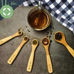 Messlöffel-Set Back- Und Kochbesteck Ideales Abmessen 5er-Set Bambus 9 Messlöffel-Set Back- Und Kochbesteck Ideales Abmessen 5er-Set Bambus -Klarstein 10038313 yy 0003 logo