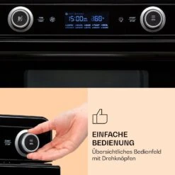 AeroVital Jumbo 3-in-1 Heißluftfritteuse Toaster Dörrautomat 1550 W 18 Liter -Klarstein 10038339 de 0003 logo