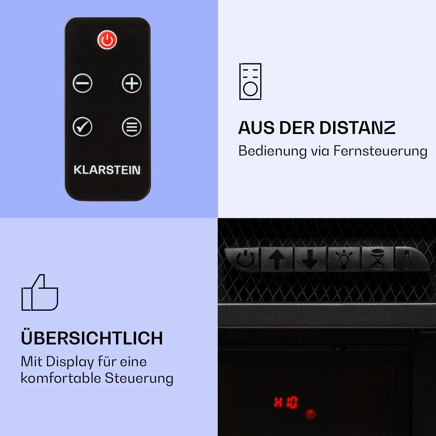 Studio 10 Arc Elektrokamin 1800 W LED-Flammen Heizlüfter Fernbedienung 3 Studio 10 Arc Elektrokamin 1800 W LED-Flammen Heizlüfter Fernbedienung – Bild 3