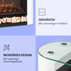 Studio 10 Arc Elektrokamin 1800 W LED-Flammen Heizlüfter Fernbedienung 10 Studio 10 Arc Elektrokamin 1800 W LED-Flammen Heizlüfter Fernbedienung -Klarstein 10038402 de 0005 logo