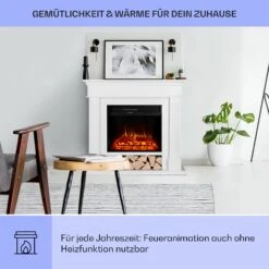 Las Pilas Elektrokamin Heizlüfter 900/1800W Wochentimer Fernbedienung 11 Las Pilas Elektrokamin Heizlüfter 900/1800W Wochentimer Fernbedienung -Klarstein 10038629 de 0004 usp