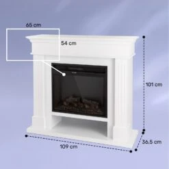 Las Pilas Elektrokamin Heizlüfter 900/1800W Wochentimer Fernbedienung 15 Las Pilas Elektrokamin Heizlüfter 900/1800W Wochentimer Fernbedienung -Klarstein 10038629 yy 0008 dimensions