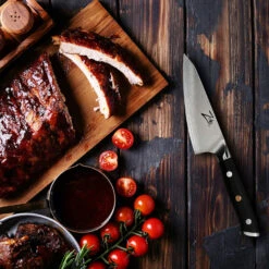 Alpha-Royal Japanese Serie 4,5" Honesuki Messer Damaszener-Stahl -Klarstein 10038992 de 0003 logo