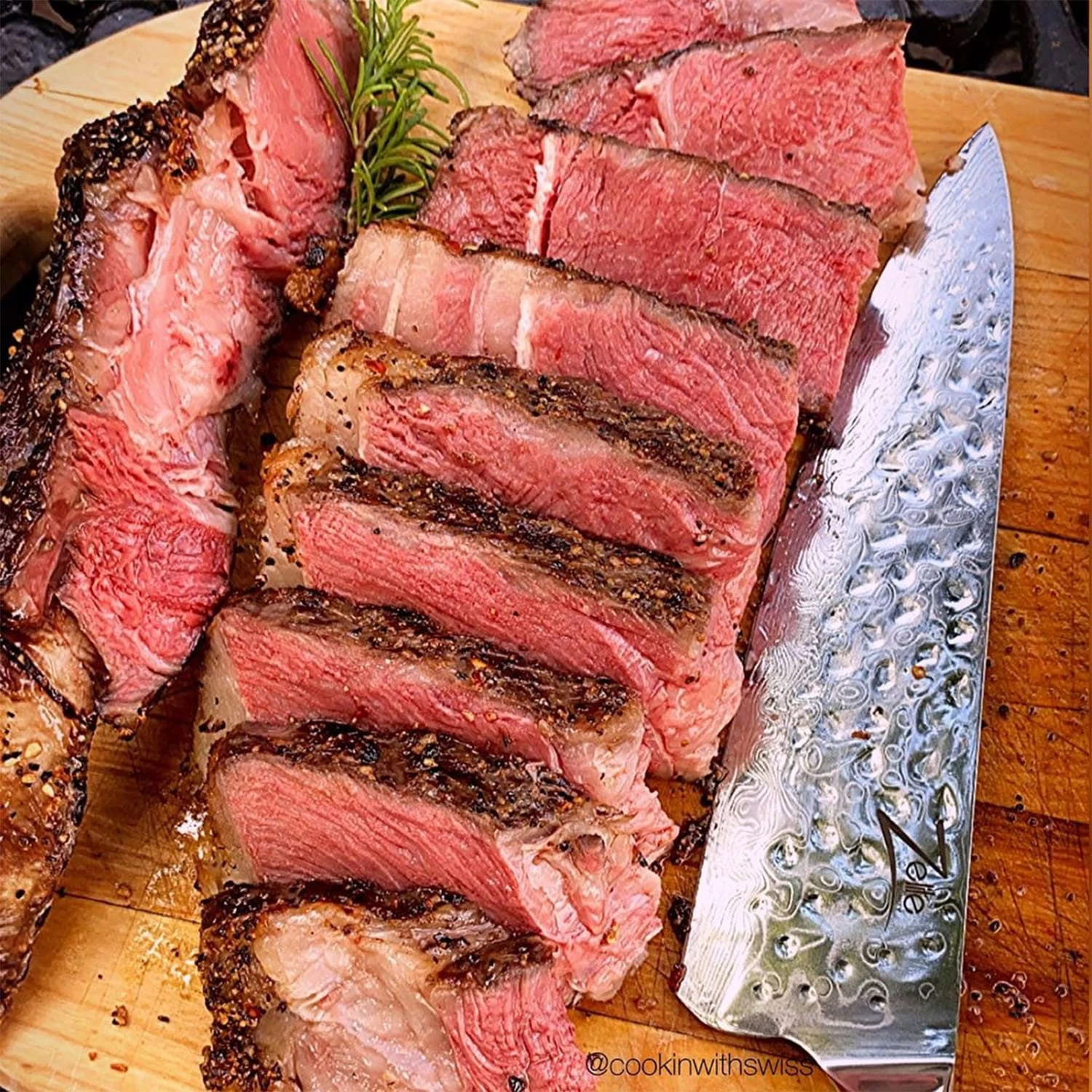 Executive-Plus Serie 8" Celebrity Kochmesser 61 HRC Damaststahl 4 Executive-Plus Serie 8" Celebrity Kochmesser 61 HRC Damaststahl – Bild 4