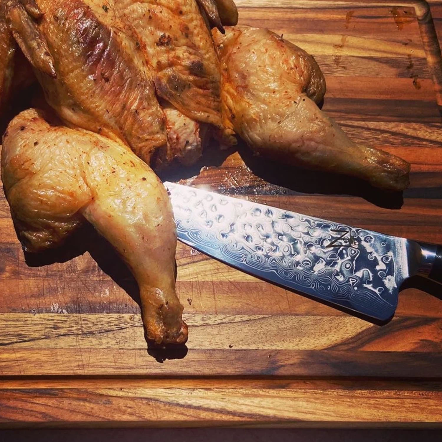 Executive-Plus Serie 8" Celebrity Kochmesser 61 HRC Damaststahl 5 Executive-Plus Serie 8" Celebrity Kochmesser 61 HRC Damaststahl – Bild 5