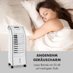 Maxfresh Ventilator Luftkühler 4-in-1 6L-Wassertank 55W Timer-Funktion -Klarstein 10039393 de 0006 logo 1