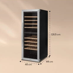 Klarstein Vinamour 77 Duo Weinkühlschrank 191 Liter 5 - 20 °C 2 Kühlzonen -Klarstein 10039771 yy 0007 logo