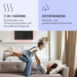 Mojave 750 Smart 2-in-1 Heizgerät Infrarot Konvektor 85x60cm 750W RGB-Licht 11 Mojave 750 Smart 2-in-1 Heizgerät Infrarot Konvektor 85x60cm 750W RGB-Licht -Klarstein 10039816 de 0004 logo