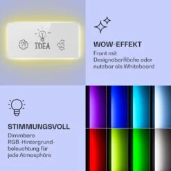 Mojave 1000 Smart 2-in-1 Heizgerät Infrarot Konvektor 120x60cm 1000W RGB-Licht 10 Mojave 1000 Smart 2-in-1 Heizgerät Infrarot Konvektor 120x60cm 1000W RGB-Licht -Klarstein 10039823 de 0003 logo