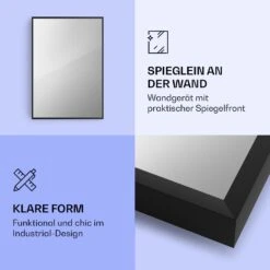 La Palma 750 Smart 2-in-1 Heizgerät Infrarot Konvektor 85x60cm 750W Spiegelfront -Klarstein 10039831 de 0003 logo