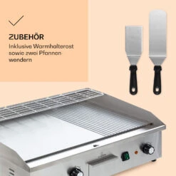 Grillmeile 4400 Elektrogrill Plancha 2x2200W Grillplatte Edelstahl 13 Grillmeile 4400 Elektrogrill Plancha 2x2200W Grillplatte Edelstahl -Klarstein 10039915 de 0006 logo