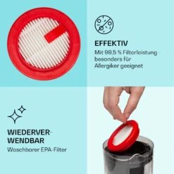 LARMA Staubsauger Ersatzfilter EPA E12 Waschbar -Klarstein 10040036 de 0003 logo