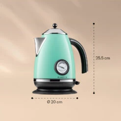 Aquavita Chalet Wasserkocher 1,7 Liter 2200 Watt Temperaturanzeige Edelstahl 15 Aquavita Chalet Wasserkocher 1,7 Liter 2200 Watt Temperaturanzeige Edelstahl -Klarstein 10040040 yy 0008 logo