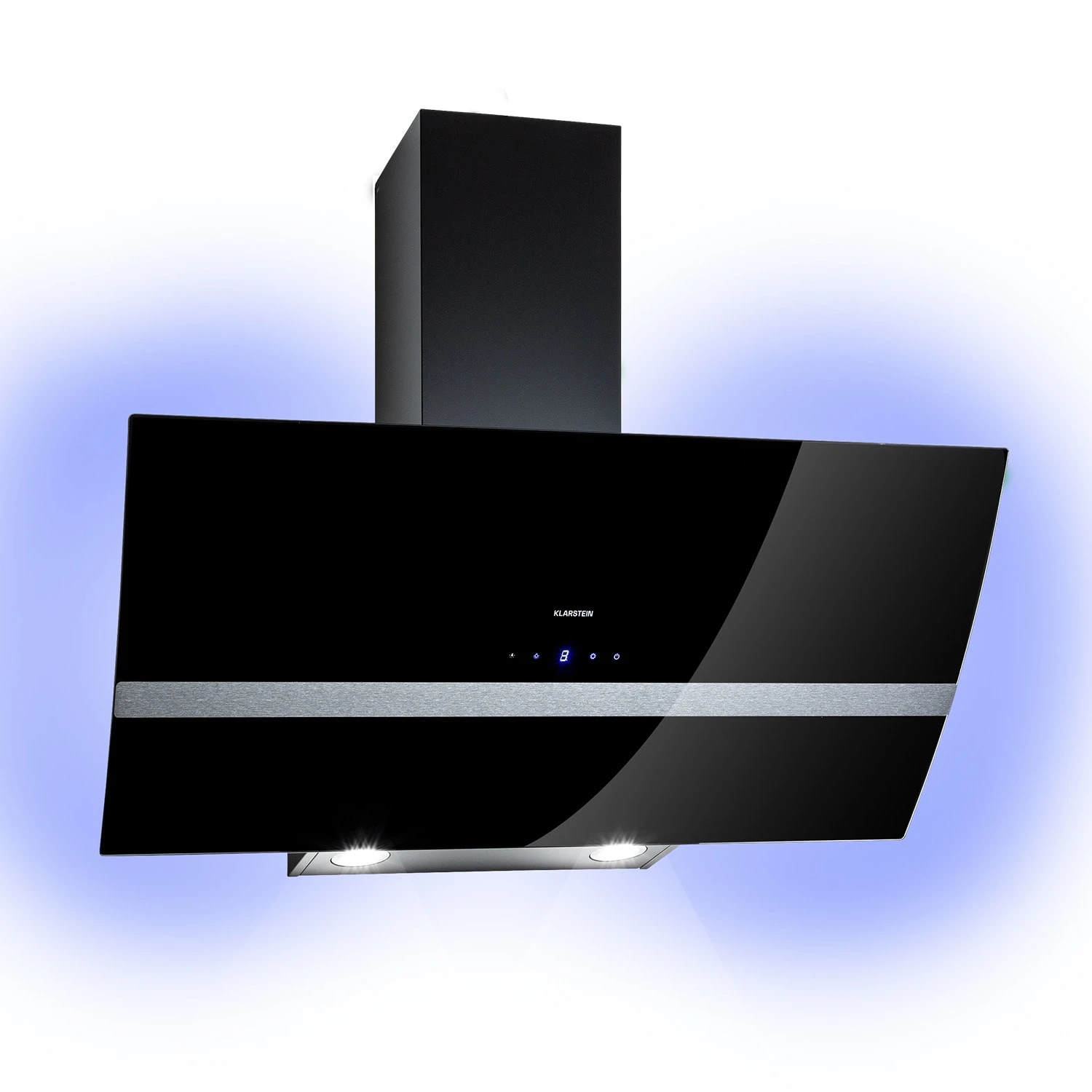 Clara 90 Dunstabzugshaube Glas 509 M³/h Touch Ambiente-Licht 1 Clara 90 Dunstabzugshaube Glas 509 M³/h Touch Ambiente-Licht