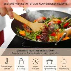 Victoria 5 Flex Induktionskochfeld Einbau 7400W 2 Flexzonen Timer -Klarstein 10040203 de 0005 usp