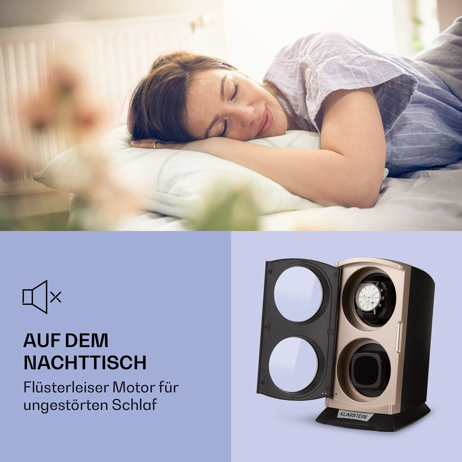 St. Gallen Premium Uhrenbeweger 2 Uhren 4 Geschwindigkeiten 4 St. Gallen Premium Uhrenbeweger 2 Uhren 4 Geschwindigkeiten – Bild 4