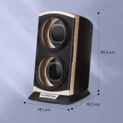 St. Gallen Premium Uhrenbeweger 2 Uhren 4 Geschwindigkeiten 11 St. Gallen Premium Uhrenbeweger 2 Uhren 4 Geschwindigkeiten -Klarstein 10040248 yy 0006 dimensions