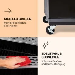 Valdosta 6.1 Gasgrill 6+1 Brenner 19,3 KW Gesamtleistung -Klarstein 10040269 de 0007 logo