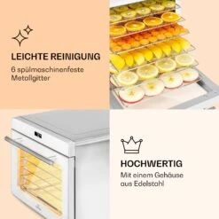 Shaftesbury Dörrautomat 700W Timer-Funktion 35-85°C Digitales Touch-Display 11 Shaftesbury Dörrautomat 700W Timer-Funktion 35-85°C Digitales Touch-Display -Klarstein 10040728 de 0005 logo