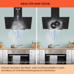 Ava 60 Dunstabzugshaube 60cm Wandhaube WiFi A++ 515m³/h Touch -Klarstein 10041167 de 0007 usp