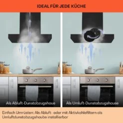 Alinea 60 Dunstabzugshaube 60cm Wandhaube WiFi A++ 500m³/h Touch -Klarstein 10041173 de 0007 usp