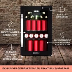 Beersafe 70 Craft Beer Edition Kühlschrank 70 Ltr Glastür Edelstahl 13 Beersafe 70 Craft Beer Edition Kühlschrank 70 Ltr Glastür Edelstahl -Klarstein 10041182 de 0006 usp