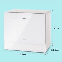 Emerald 5 Slim Geschirrspüler Freistehend 7 Programme Touch-Control 13 Emerald 5 Slim Geschirrspüler Freistehend 7 Programme Touch-Control -Klarstein 10041185 yy 0007 dimensions