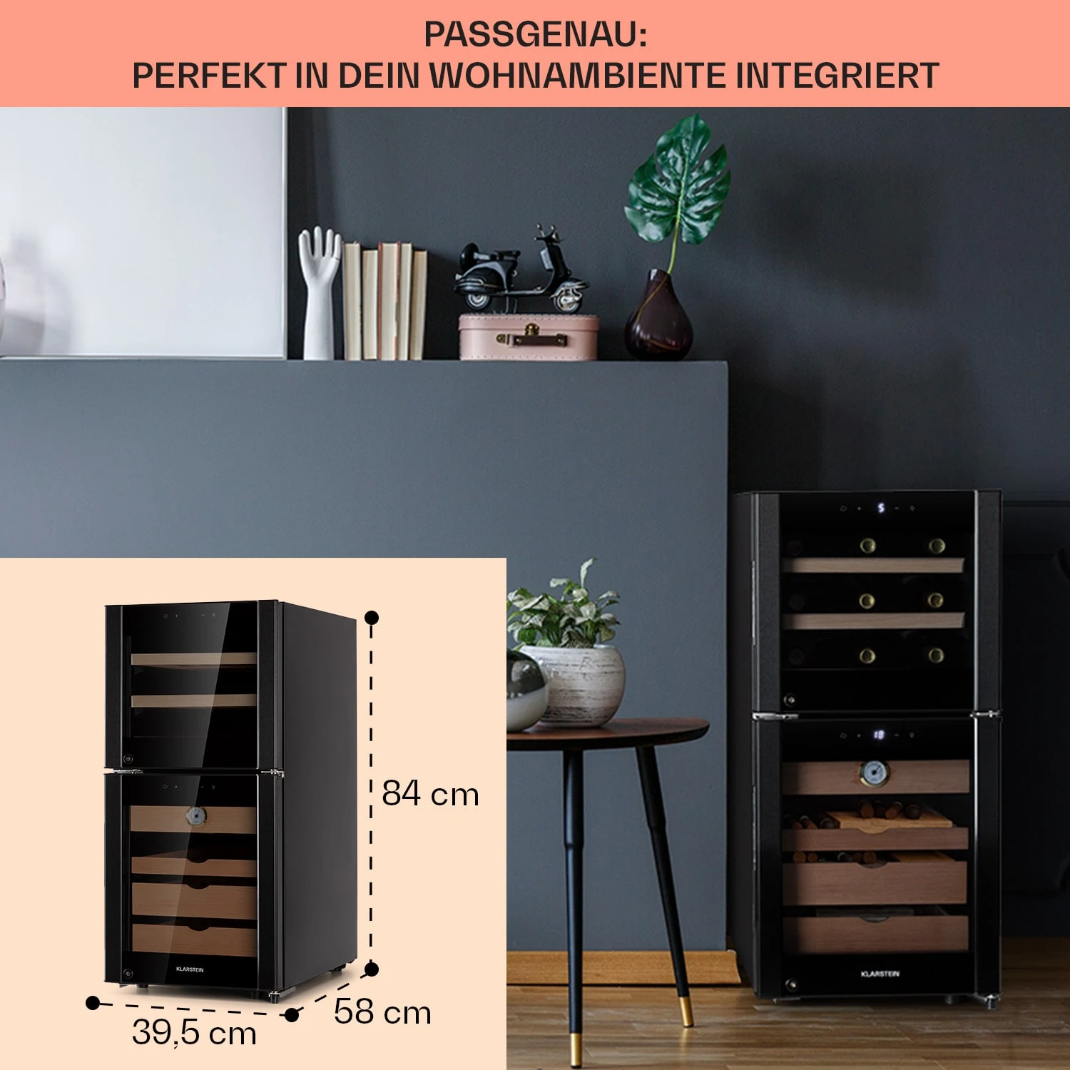 El Dorado 89 Humidor & Weinkühlschrank Touch 89L LED 6 El Dorado 89 Humidor & Weinkühlschrank Touch 89L LED – Bild 6
